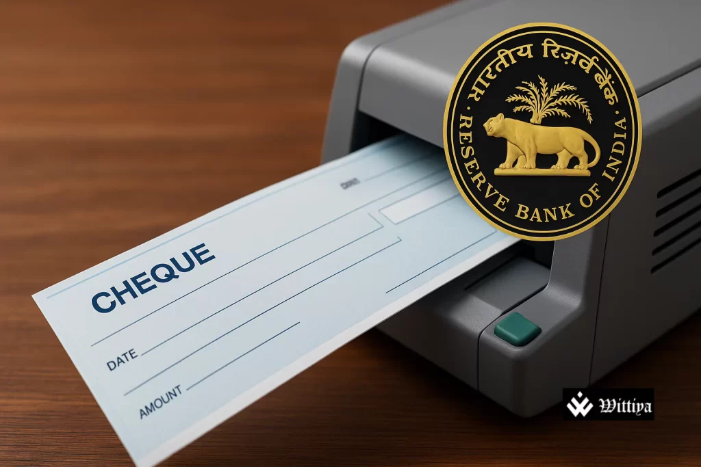 New cheque settlement process in India effective from October 4