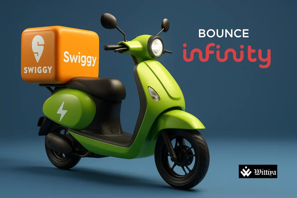 Swiggy collaborates with Bounce to expand electric vehicle delivery fleet in India