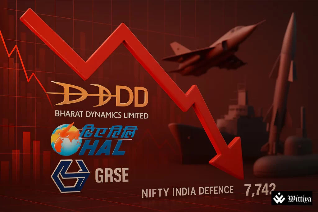 Nifty India Defence Index drops to 7,742 due to easing geopolitical tensions
