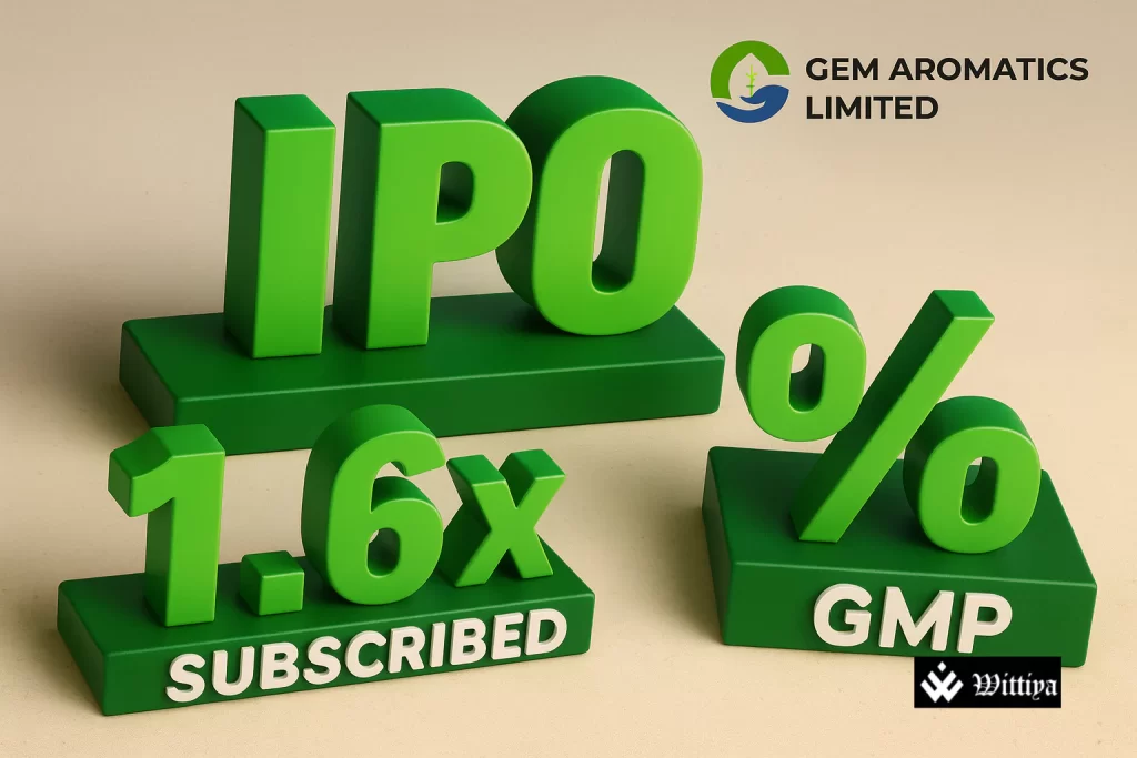 Gem Aromatics IPO subscribed 1.6 times on Day 2 with 8 percent GMP in India