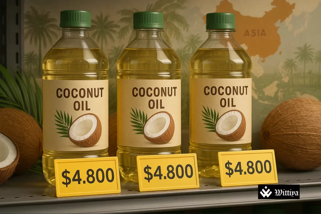 Coconut oil prices reach record highs making it a luxury in Asia