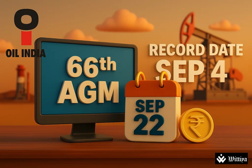 Oil India 66th AGM Announcement