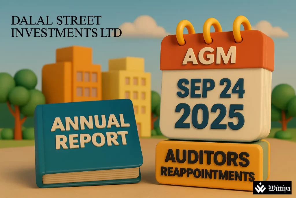 Dalal Street Investments AGM Announcement