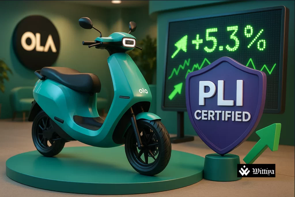 Ola Electric poised for its biggest monthly gain in stock performance