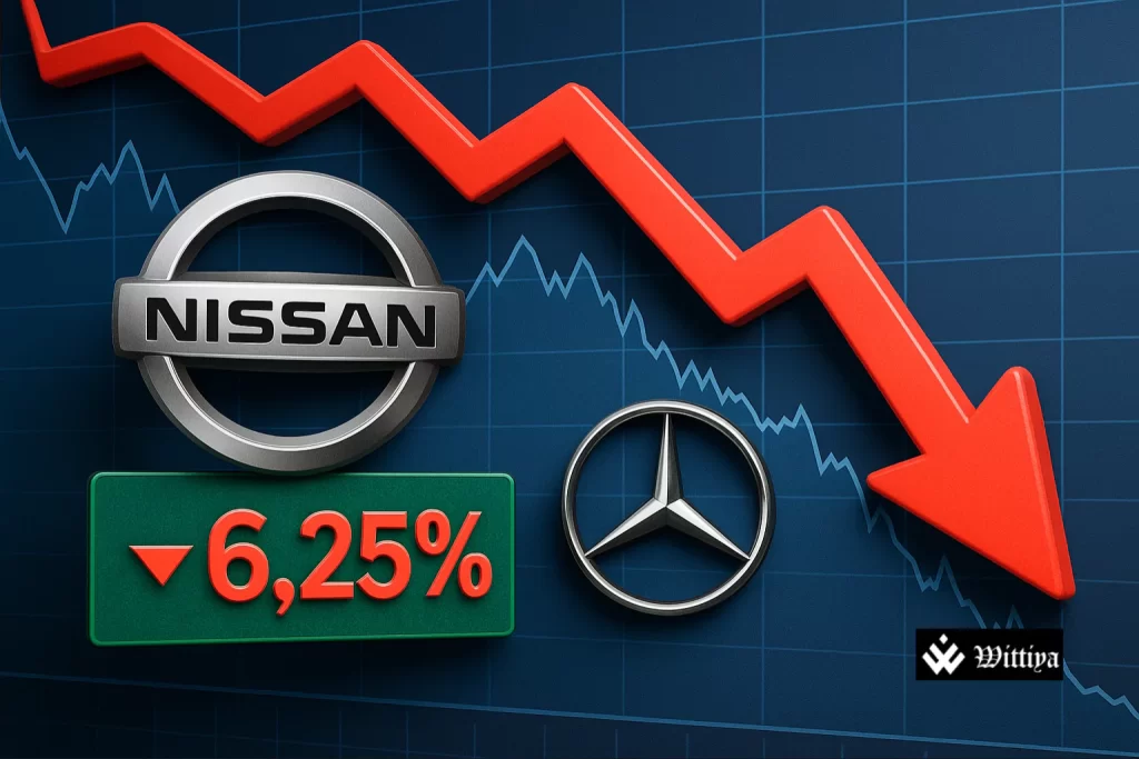 Nissan shares drop 6 percent after Mercedes-Benz sells stake