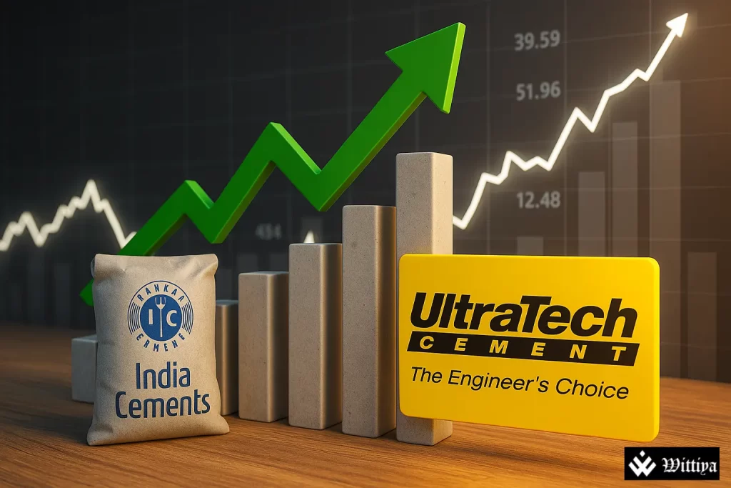 India Cements stock rises on UltraTech OFS announcement