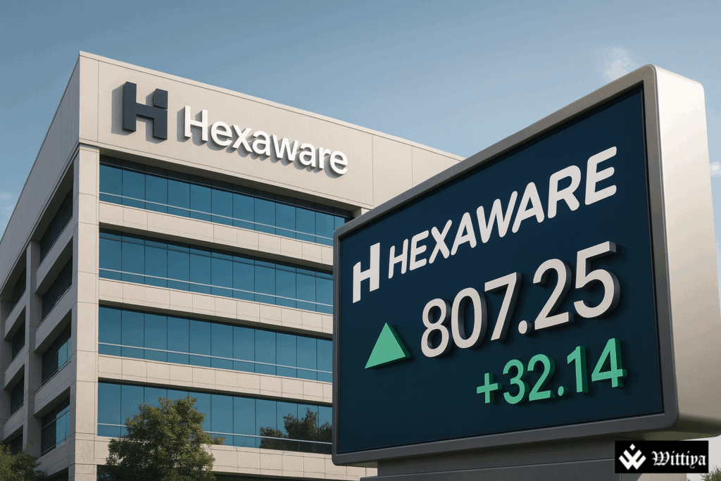 Hexaware Technologies share price rally on NSE