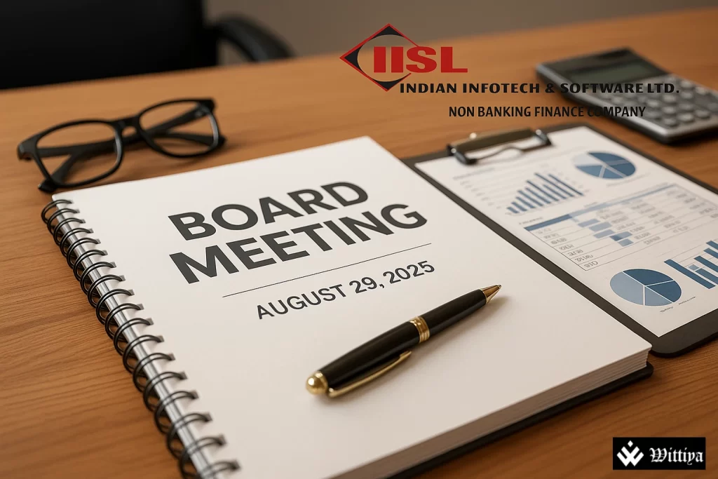 Indian Infotech & Software Board Meeting Announcement