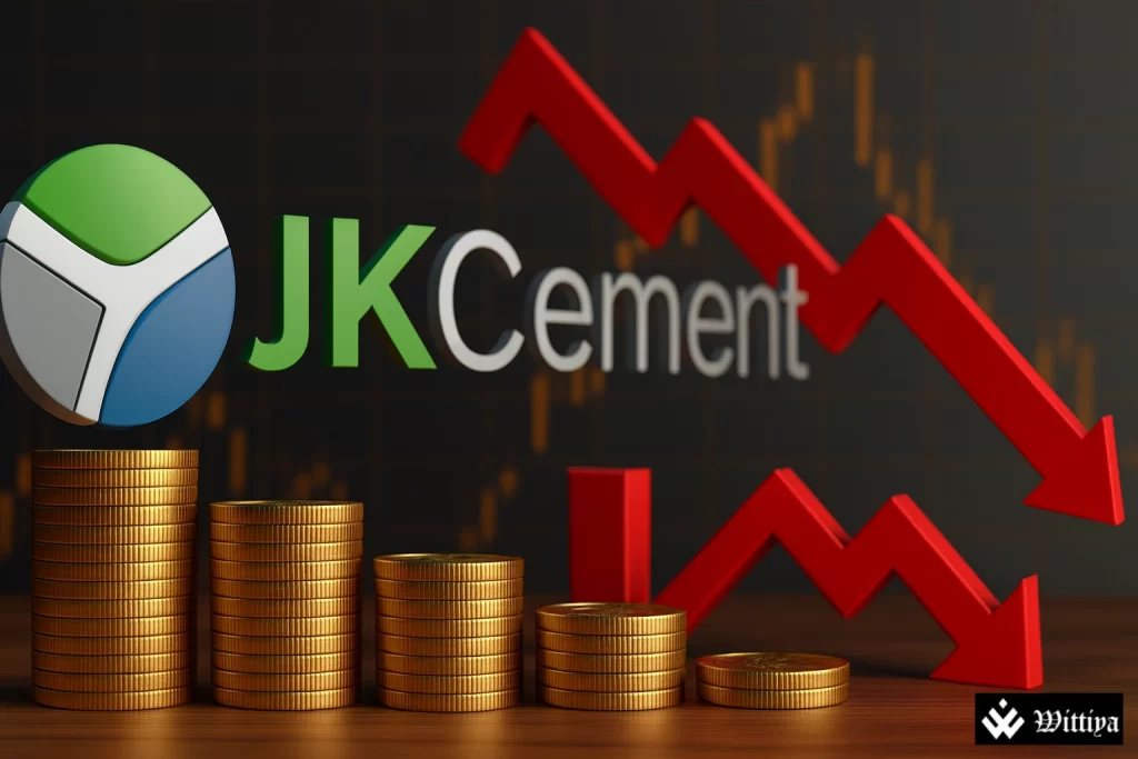 J.K. Cement Limited share price decline amid high trading volume