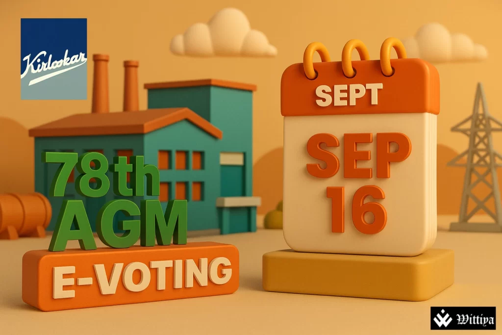 Kirloskar Electric 78th AGM Book Closure