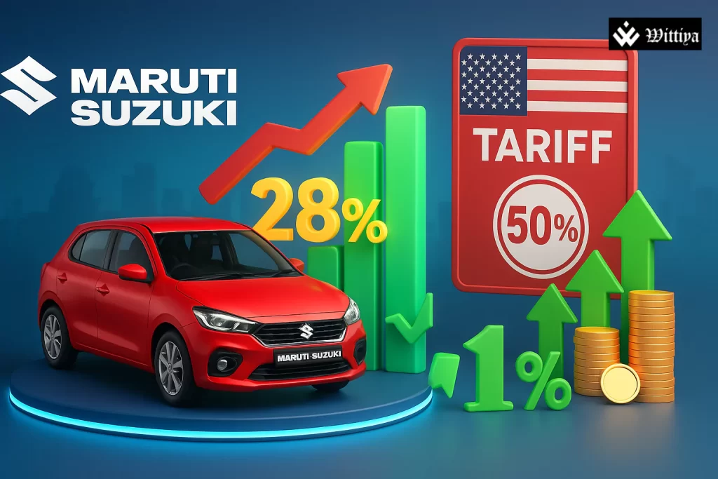 India announces GST cut on cars impacting Maruti Suzuki and auto market demand.