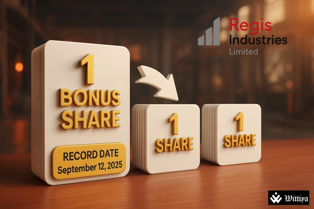 Regis Industries Bonus Issue 2025