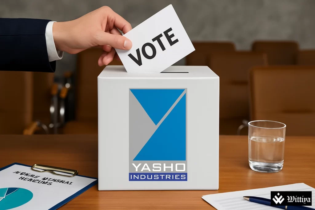Yasho Industries AGM Voting Results
