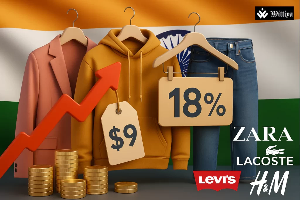 India apparel tax hits premium brands affecting prices and retail market